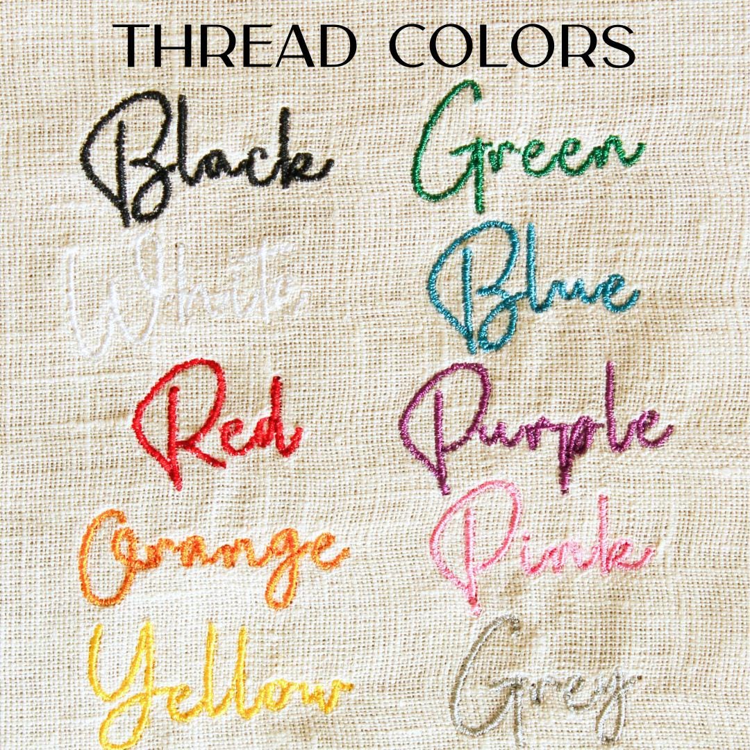 Custom Linen Cocktail Napkins, Monogram Font - Set of 4