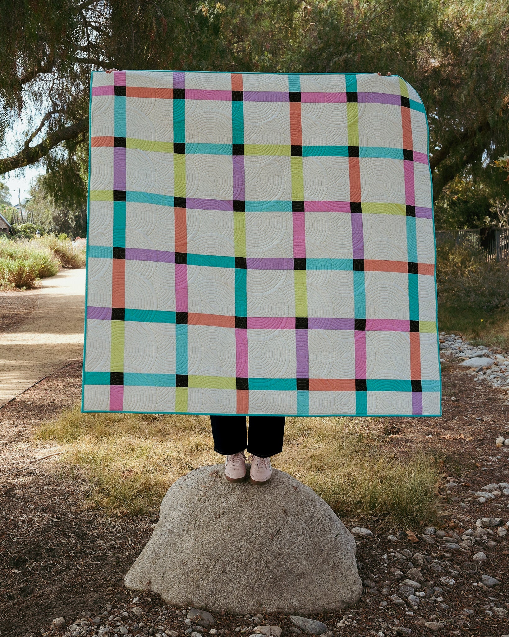 Gridline Quilt, Digital PDF Pattern